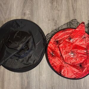8 Witches Hats (7 black hats, 1 Red Spider hat)